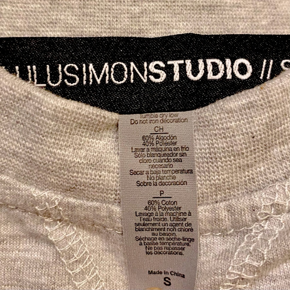 COPY - NWT Cotton-Blend Long-Sleeve Pullover, Sizes XS and S - Picture 10 of 13